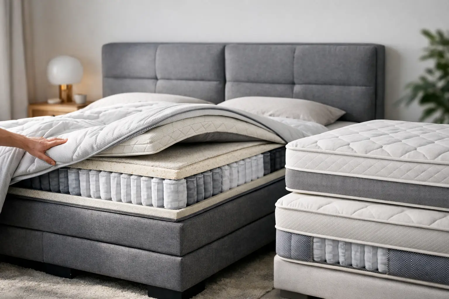 Katera vzmetnica za boxspring posteljo?